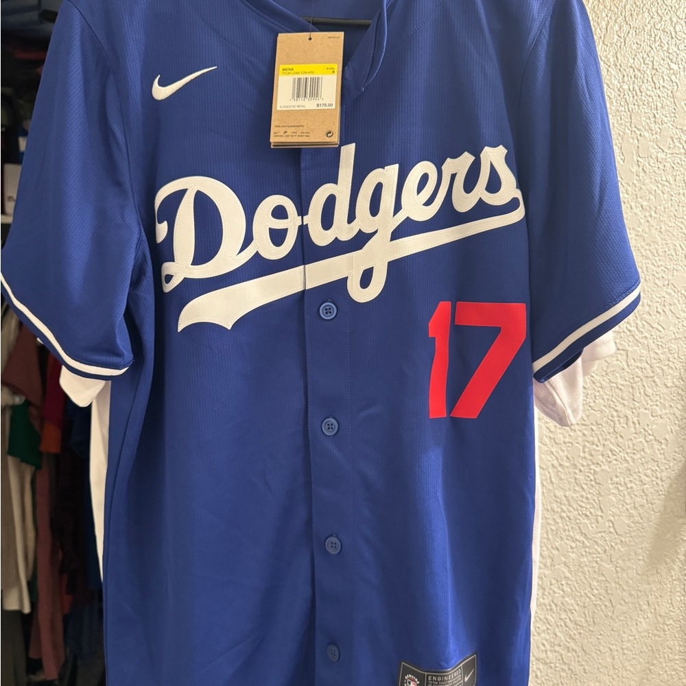 Nike Dodgers Blue Ohtani Jersey